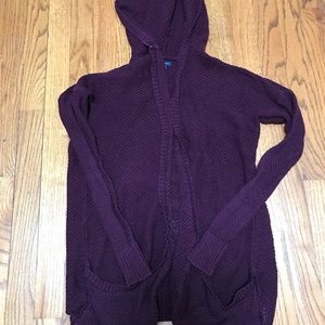 Hooded Cardigan Sweater